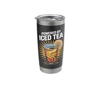 Powered By Iced Tea Lemon Sunburst Delight Stainless Steel Insulated Tumbler