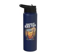 Powered By Iced Tea Lemon Sunburst Delight Stainless Steel Insulated Water Bottle