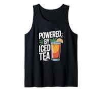 Powered by Iced Tea Refreshing Drink Design Tank Top