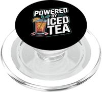 Powered By Iced Tea Refreshing Drink Enthusiast Design PopSockets PopGrip for MagSafe