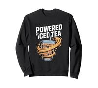 Powered By Iced Tea Refreshing Drink Fun Sweatshirt