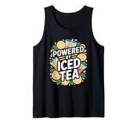 Powered by Iced Tea Refreshing Flavor Fun Tank Top