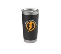 Powered By Innovation - Funny Minimalist Innovation Lover Stainless Steel Insulated Tumbler