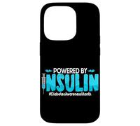 Powered By Insulin Diabetes Awareness Month Case for iPhone 14 Pro