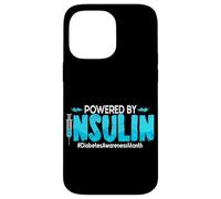 Powered By Insulin Diabetes Awareness Month Case for iPhone 14 Pro Max