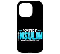 Powered By Insulin Diabetes Awareness Month Case for iPhone 15 Pro