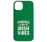 Powered By Irish Vibes Shamrock Saint Patricks Case for iPhone 14 Plus