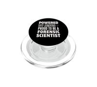 Powered by Jesus Proud to be Forensic Scientist Christian PopSockets PopGrip for MagSafe