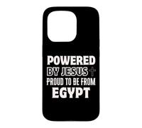 Powered by Jesus Proud to be from Egypt Christian Faith Case for iPhone 15 Pro
