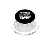 Powered by Jesus Proud to be from Egypt Christian Faith PopSockets PopGrip for MagSafe