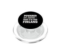 Powered by Jesus Proud to be from Finland Christian Faith PopSockets PopGrip for MagSafe