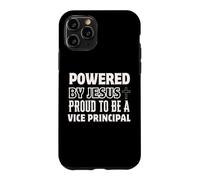 Powered by Jesus Proud to be Vice Principal Christian Case for iPhone 11 Pro