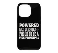 Powered by Jesus Proud to be Vice Principal Christian Case for iPhone 13 Pro