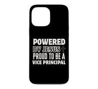 Powered by Jesus Proud to be Vice Principal Christian Case for iPhone 13 Pro Max