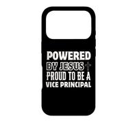 Powered by Jesus Proud to be Vice Principal Christian Case for iPhone 17 Pro