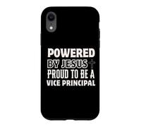 Powered by Jesus Proud to be Vice Principal Christian Case for iPhone XR