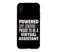 Powered by Jesus Proud to be Virtual Assistant Christian Case for iPhone XS Max
