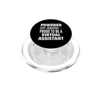 Powered by Jesus Proud to be Virtual Assistant Christian PopSockets PopGrip for MagSafe