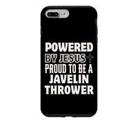 Powered by Jesus Proud to Javelin Thrower Christian Faith Case for iPhone 7 Plus/8 Plus