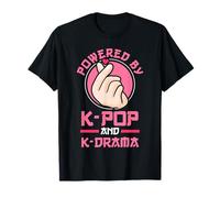 Powered by K-pop and K-Drama Kpop Merch Merchandise Gift T-Shirt