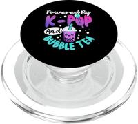 Powered By K-Pop Bubble Tea K-Pop Lovers Music Fans PopSockets PopGrip for MagSafe