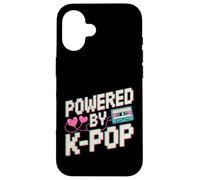 Powered By K-Pop Retro Music Enthusiast Case for iPhone 16