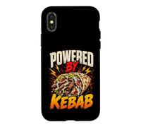 Powered By Kebab Funny Kebab Saying Humor Joke Gag Case for iPhone X/XS