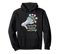 Powered By Kindness And Change Activist Peace Pullover Hoodie