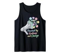 Powered By Kindness and Change Activist Peace Tank Top
