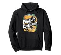Powered By Kombucha Energy Drink Lovers Pullover Hoodie