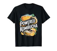 Powered by Kombucha Energy Drink Lovers T-Shirt