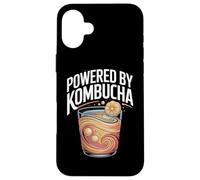 Powered By Kombucha Fun Beverage Expression Case for iPhone 16 Plus