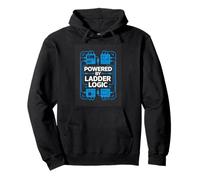 Powered By Ladder Logic PLC Programming Engineer Pullover Hoodie