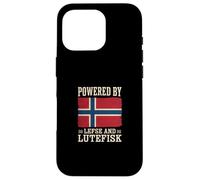Powered By Lefse And Lutefisk Case for iPhone 16 Pro