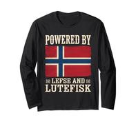 Powered by Lefse and Lutefisk Long Sleeve T-Shirt