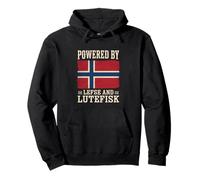 Powered By Lefse And Lutefisk Pullover Hoodie