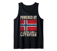 Powered by Lefse and Lutefisk Tank Top