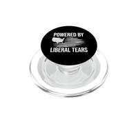 Powered By Liberal Tears Flag Anti Liberal Make Liberals Cry PopSockets PopGrip for MagSafe