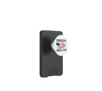 Powered By Liberal Tears Flag Anti Liberal Make Liberals Cry PopSockets PopWallet for MagSafe
