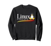 Powered by Linux tee Tux Penguin Developer Programmer Sweatshirt
