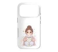Powered by Love 2 Hours of Sleep Exhausted Mom Design Case for iPhone 17 Pro