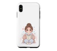 Powered by Love 2 Hours of Sleep Exhausted Mom Design Case for iPhone XS Max