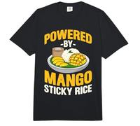 Powered by Mango Sticky Rice Design - Thai Dessert Comfort Colors Adult Heavyweight T-Shirt