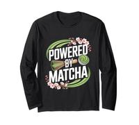 Powered by Matcha Blossom Swirl Zen Long Sleeve T-Shirt