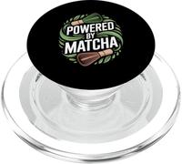 Powered By Matcha Energy Boost Green Tea Lovers PopSockets PopGrip for MagSafe