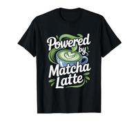 Powered By Matcha Latte Value Graphic T-Shirt, Men, Black, XL