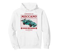 Powered By Meccano 2-In-1 Model Supercar Retro Illustration Pullover Hoodie