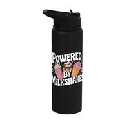 Powered By Milkshakes Delicious Delight Stainless Steel Insulated Water Bottle