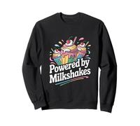 Powered By Milkshakes Sweet Treat Lovers Sweatshirt