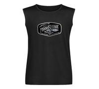 Powered by Moonshine Apparel Hot Rod Rockabilly Sleeveless T-Shirt Graphic Mens Basic Black Unisex Cotton Casual Vest Tank Tops Tee XL